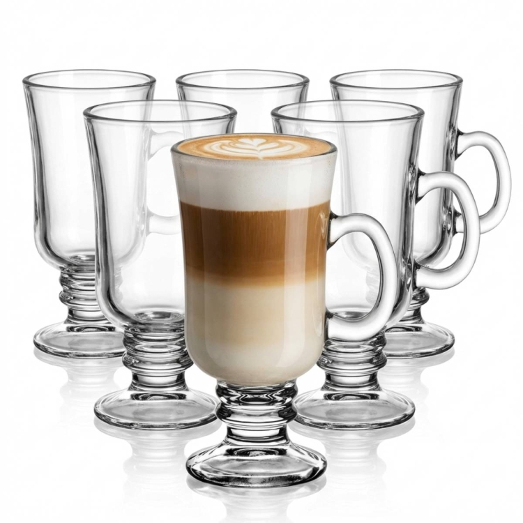 Komplet szklanek do kawy, latte IRISH 200 ml