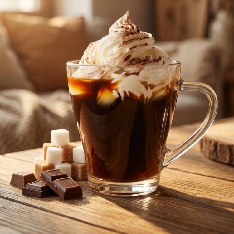Szklanki kubki z uchem do kawy latte herbaty HUGO 360ml