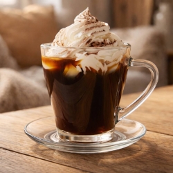 Szklanki kubki z uchem do kawy herbaty HUGO 360ml + SPODKI