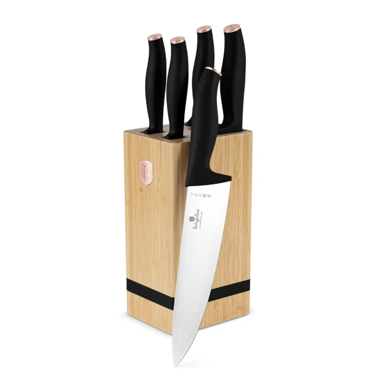 Komplet noży w bloku Berlinger Haus Black Rose BH-2970