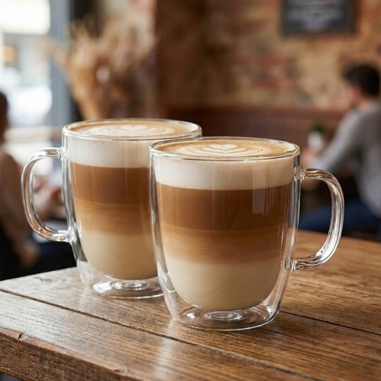 Szklanki kubki termiczne MIA 350ml 2szt