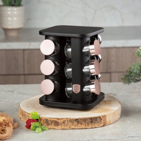 Przejdź do produktu Przyprawnik do przypraw BerlingerHaus Black Rose BH-8559