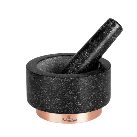 Przejdź do produktu Moździerz z tłuczkiem do ucierania przypraw Berlinger Haus Black Rose BH-8608