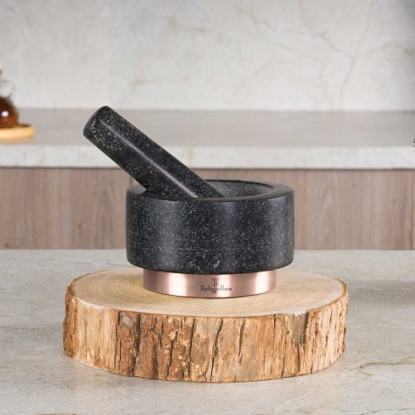 Przejdź do produktu Moździerz z tłuczkiem do ucierania przypraw Berlinger Haus Black Rose BH-8608