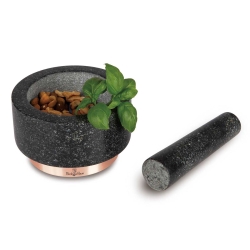 Moździerz z tłuczkiem do ucierania przypraw Berlinger Haus Black Rose BH-8608