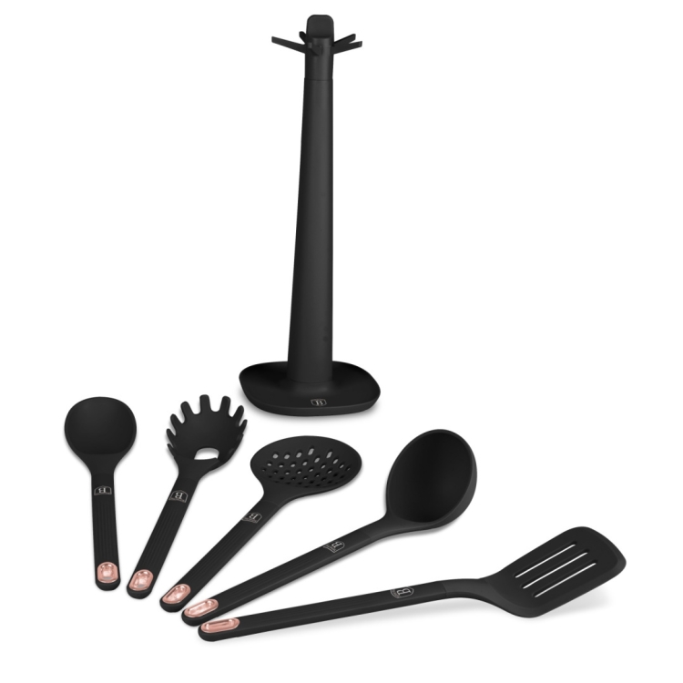 Zestaw przyborów kuchennych Berling Haus Black Rose BH-8617