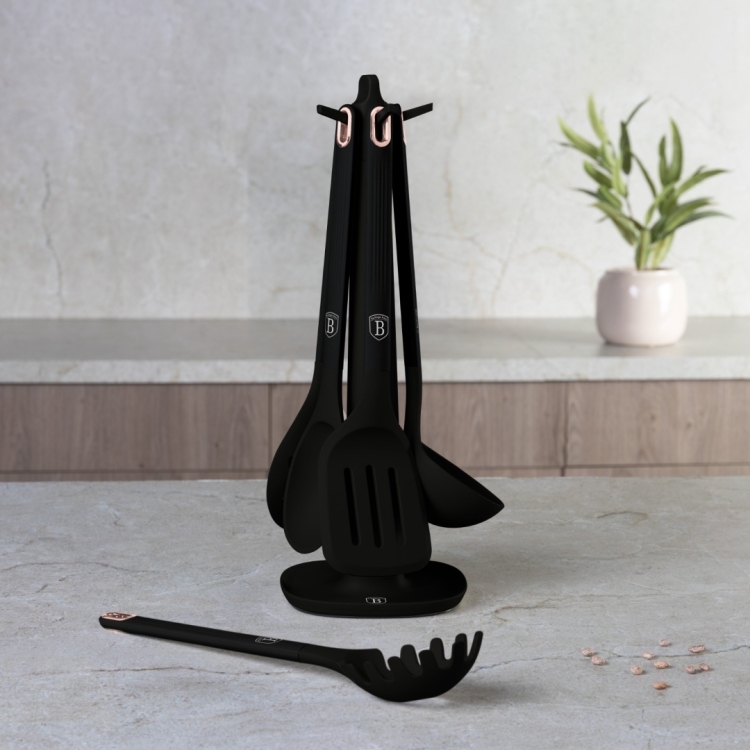 Zestaw przyborów kuchennych Berling Haus Black Rose BH-8617