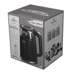 Czajnik elektryczny z wyświetlaczem Berlinger Haus Black Silver BH-9476
