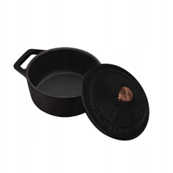 Garnek żeliwny 12 cm Berlinger Haus Black Rose BH-6490