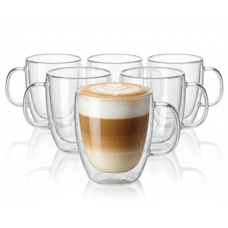 Przejdź do produktu Kubki termiczne do kawy latte herbaty Vialli Design Amo 480ml