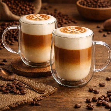 Przejdź do produktu Kubki termiczne do kawy herbaty Vialli Design AMO 300ml 2szt