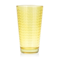 Szklanki kolorowe do soku, wody, napojów TG Tressa 360 ml 6szt. ŻÓŁTE