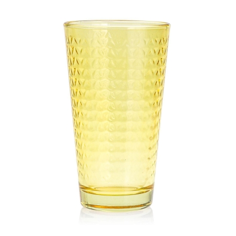 Przejdź do produktu Szklanki kolorowe do soku, wody, napojów TG Tressa 360 ml 6szt. ŻÓŁTE