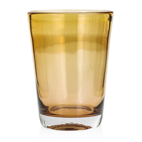 Przejdź do produktu Ekskluzywny ręcznie robiony Wazon szklany na kwiaty Brązowy HANDMADE 23,5 cm