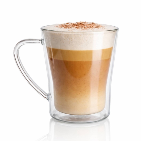 Przejdź do produktu Szklanka termiczna kubek do kawy herbaty Vialli Design AMO 250ml 1szt