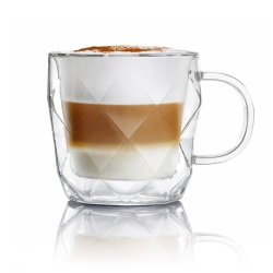 Kubki termiczne do kawy herbaty Vialli Design GEO 450ml 1szt