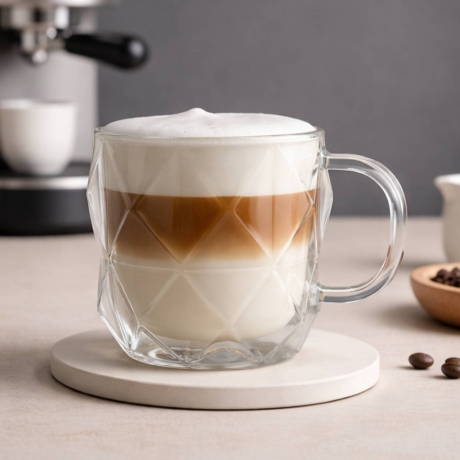 Przejdź do produktu Kubek termiczny do kawy herbaty Vialli Design GEO 450ml 1szt