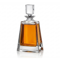 BOHEMIA Kathrene ekskluzywny kryształowy zestaw do whisky 6+1
