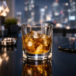 Kryształowe szklanki do whisky wody soku BOHEMIA KATHRENE 280ml 6szt