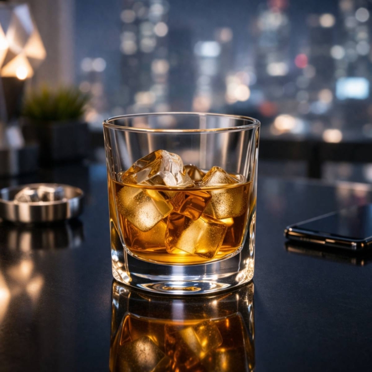 Kryształowe szklanki do whisky wody soku BOHEMIA KATHRENE 280ml 6szt