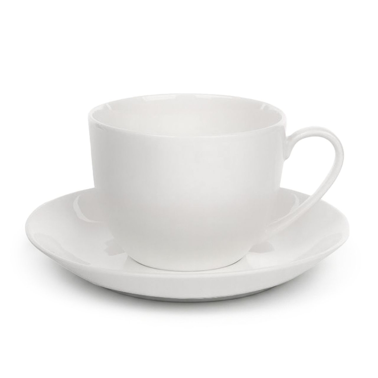 Porcelanowa filiżanka ze spodkiem do kawy herbaty Altom Design Bella 200ml