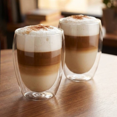 Przejdź do produktu Szklanki termiczne do kawy, herbaty Vialli Design NOA 360ml 2szt