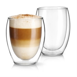 Szklanki termiczne do kawy, herbaty Vialli Design NOA 360ml 2szt