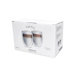 Szklanki termiczne do kawy, herbaty Vialli Design NOA 360ml 2szt