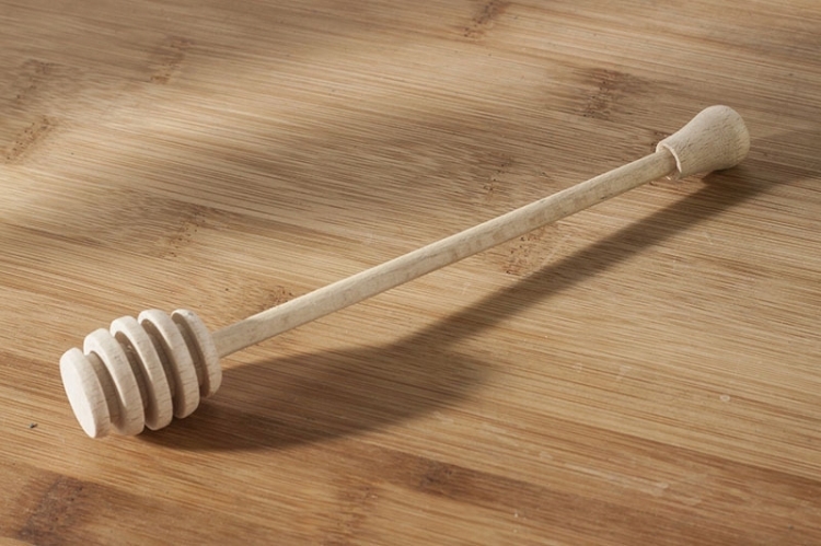Drewniana łyżka nabierak do miodu 18cm