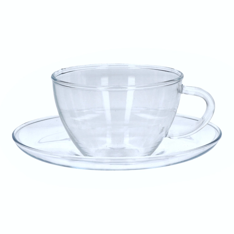 Komplet filiżanek żaroodpornych do kawy, herbaty Termisil 250 ml + 6 spodków 12 el.