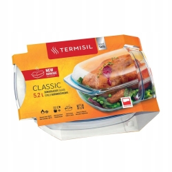 Szklane naczynie żaroodporne do zapiekania Termisil 5,2L