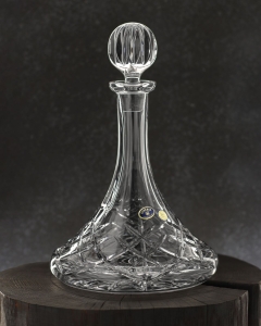 Ekskluzywna KRYSZTAŁOWA karafka do wina BOHEMIA Brixton 850ml