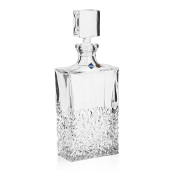 Ekskluzywna KRYSZTAŁOWA karafka do whisky Bohemia NICOLETTE 1000ml