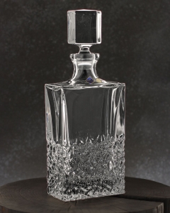 Ekskluzywna KRYSZTAŁOWA karafka do whisky Bohemia NICOLETTE 1000ml