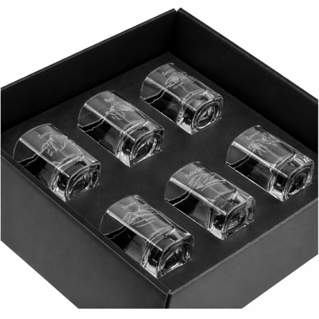 Przejdź do produktu Kieliszki do wódki POLSKIE GÓRY (kwadratowe) 55 ml 6 szt. w pudełku Szklanka.pl