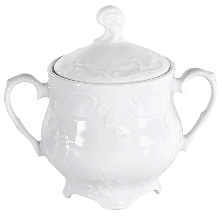 Cukiernica ĆMIELÓW Rococo 250ml Biała Porcelana