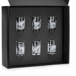 Kieliszki do wódki Myśliwskie (2920-Shot-TIK) 30 ml 6 szt. w pudełku szklanka.pl