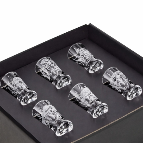 Przejdź do produktu Kieliszki do wódki  "Wędkarskie" (G0090) 25 ml 6 szt. w pudełku Szklanka.pl