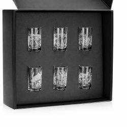 Kieliszki do wódki Wędkarskie (2920) 30 ml 6 szt. w pudełku Szklanka.pl