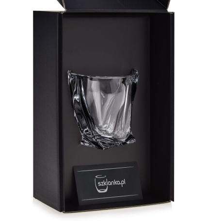 Przejdź do produktu Szklanka do whisky BOHEMIA Quadro | 340ml | 1szt. w pudełku Szklanka.pl