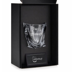 Szklanka do whisky Bohemia Quadro | 340ml | 1szt.