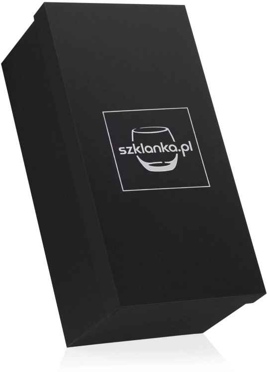Opakowanie prezentowe czarne pudełko ozdobne na wazon Szklanka.pl 32cm (Niskie)
