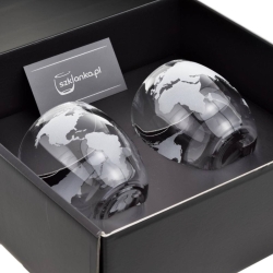 Szklanki do whisky GLOBUS | 300ml | 2szt. | Globe glasses w pudełku Szklanka.pl