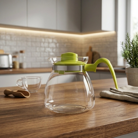 Przejdź do produktu Dzbanek żaroodporny szklany zaparzacz Termisil Maja 1,25L