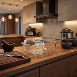 Szklane naczynie żaroodporne do zapiekania Termisil 5,2L