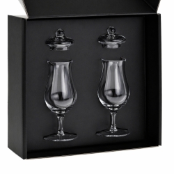Degustacyjne kieliszki z pokrywką do whisky 100ml - 2 komplety