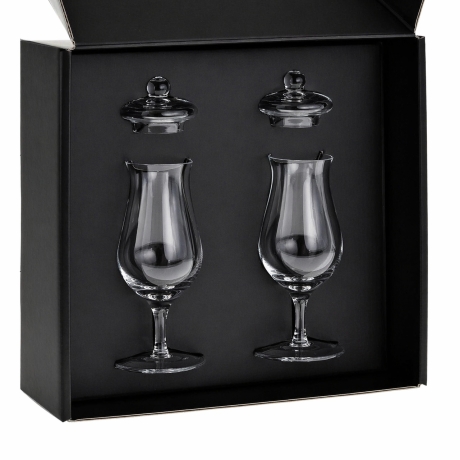 Przejdź do produktu Degustacyjne kieliszki z pokrywką do whisky 100ml - 2 komplety