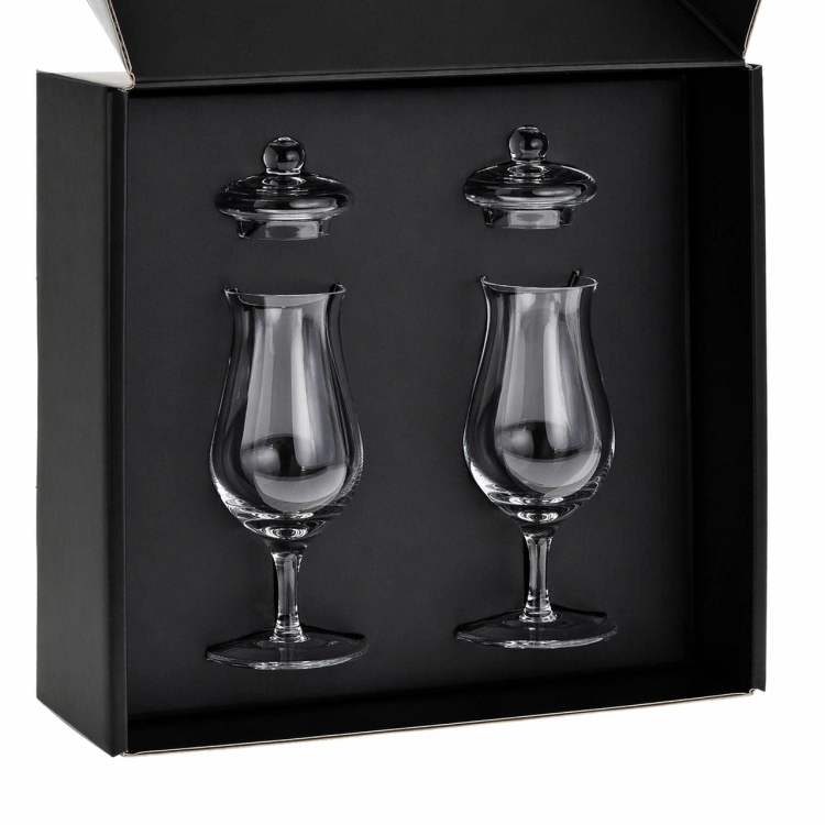 Degustacyjne kieliszki z pokrywką do whisky 100ml - 2 komplety