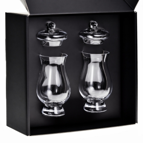 Przejdź do produktu Degustacyjne kieliszki z pokrywką do whisky 200ml 2szt