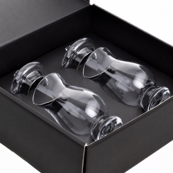Degustacyjne kieliszki z pokrywką do whisky 200ml 2szt